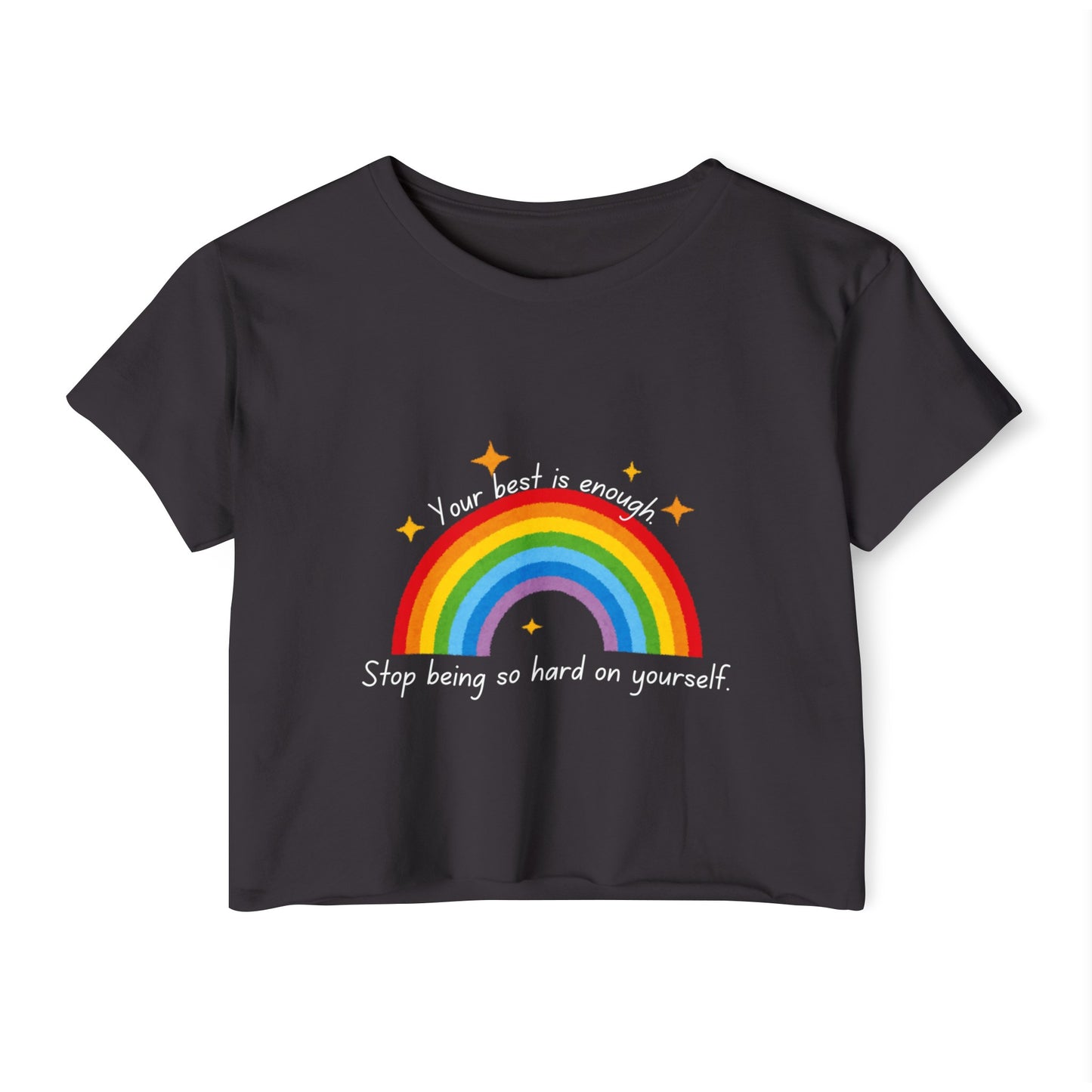 You Are Enough Cropped Tee