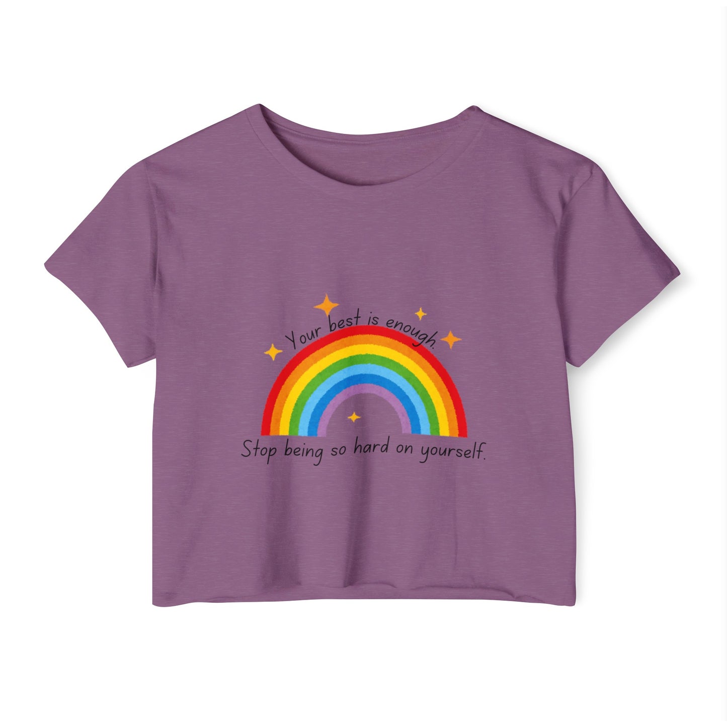 You Are Enough Cropped Tee