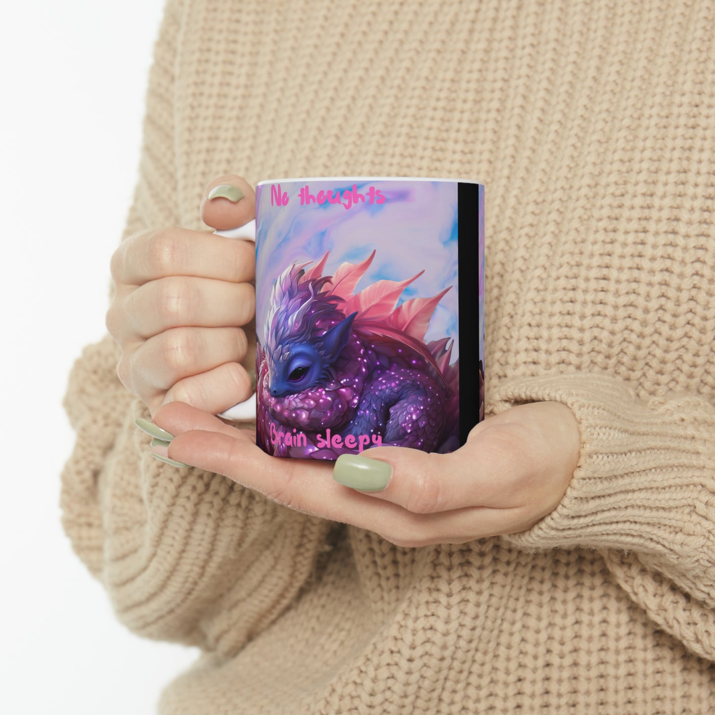 No Thoughts Brain Sleepy Coffee Mug