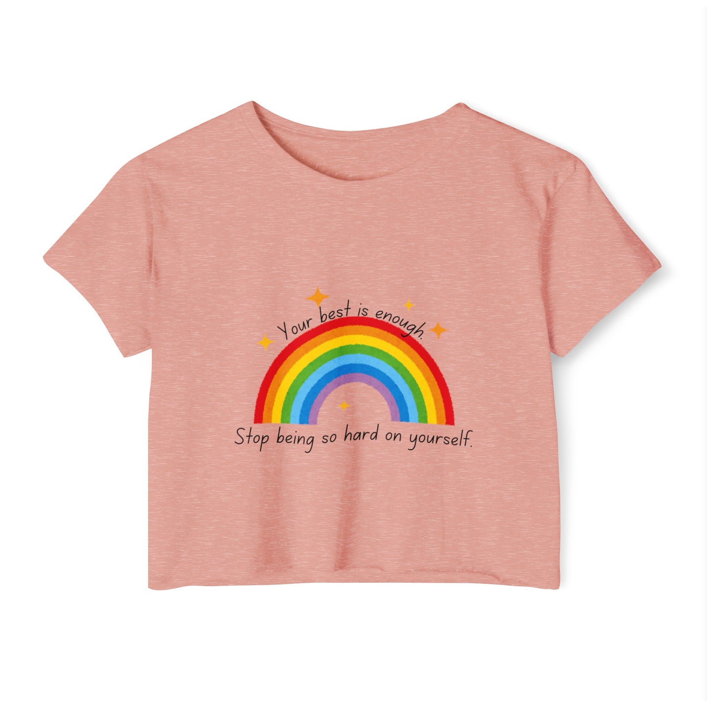 You Are Enough Cropped Tee