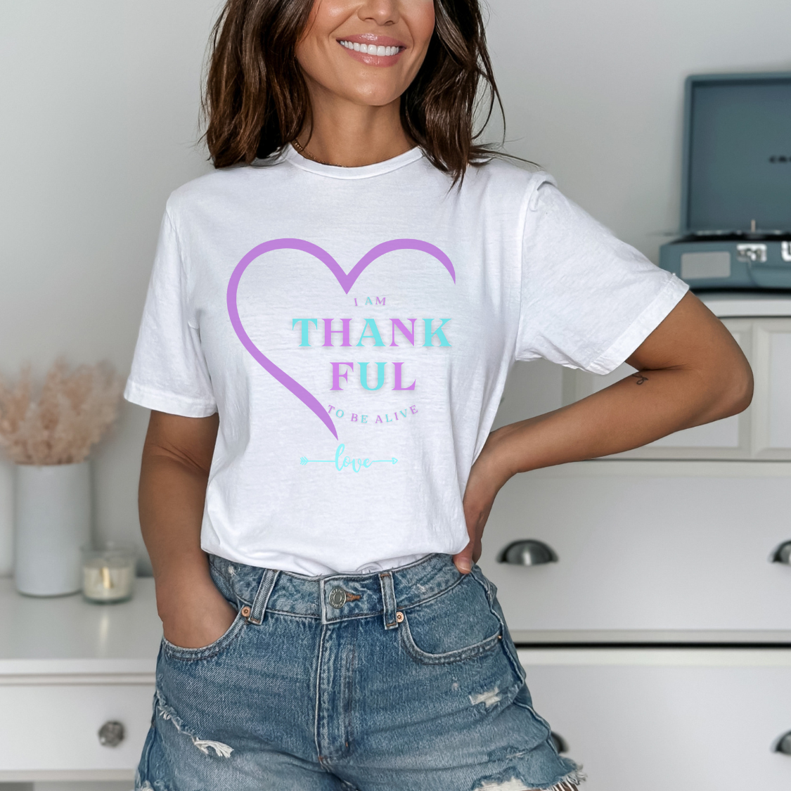 I Am Thankful To Be Alive Suicide Awareness T-shirt