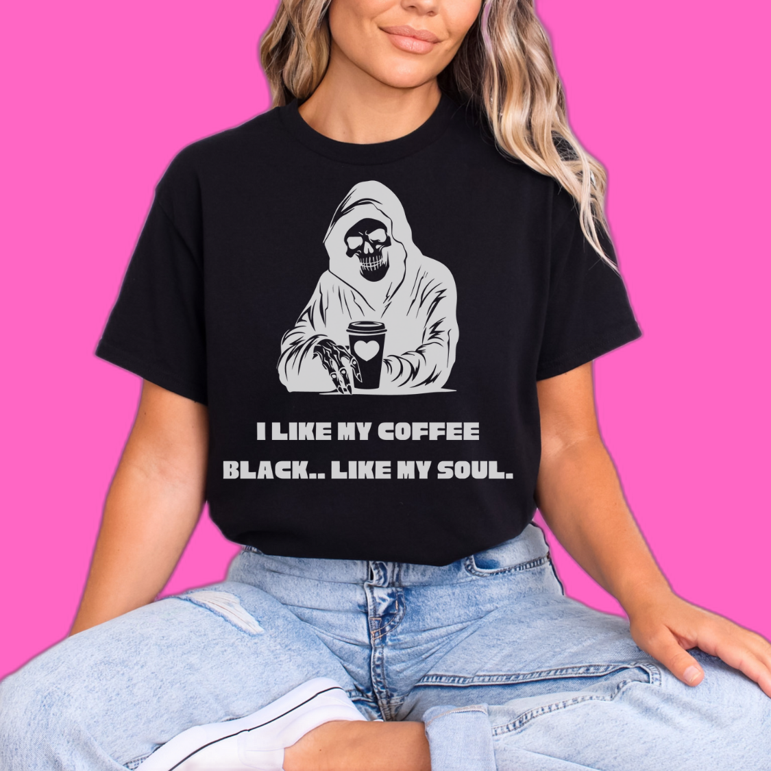 I Like My Coffee Black Tee