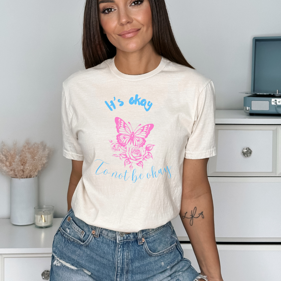 It's Okay To Not Be Okay Mental Health Awareness T-shirt