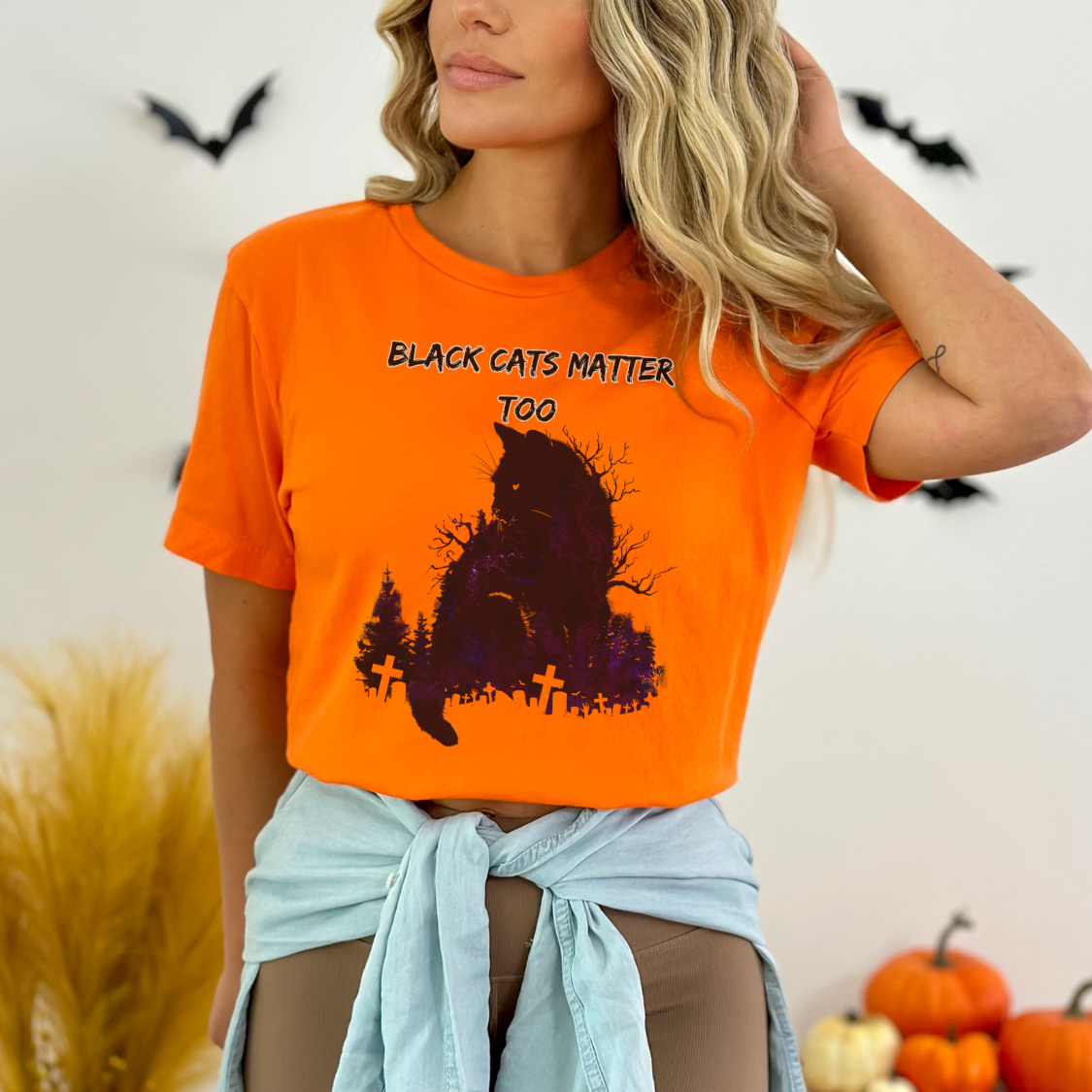Black Cats Matter Too T-shirt