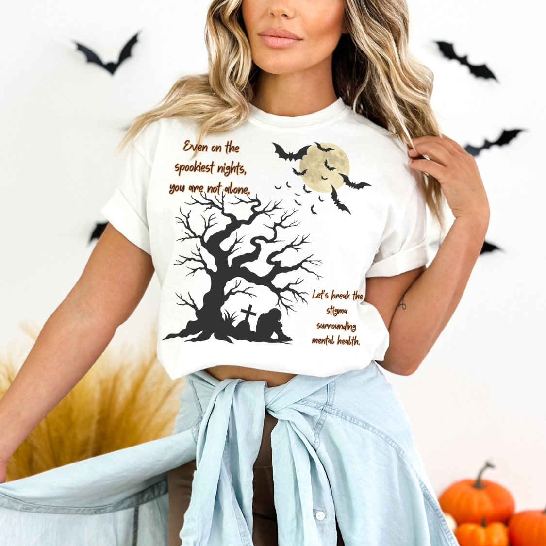 Mental Health Awareness Halloween T-Shirt