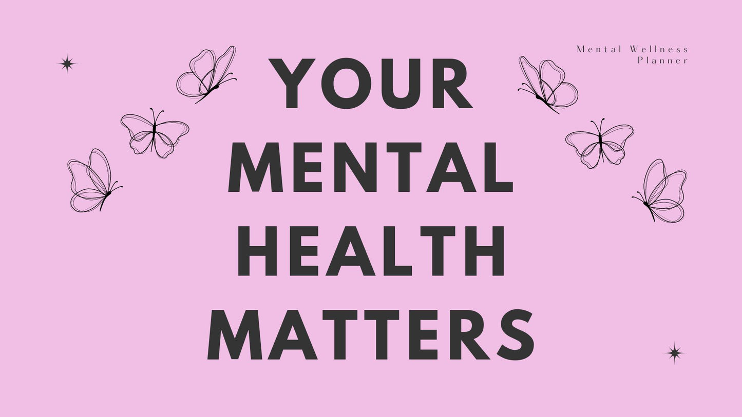 Printable Mental Wellness Planner for 2025