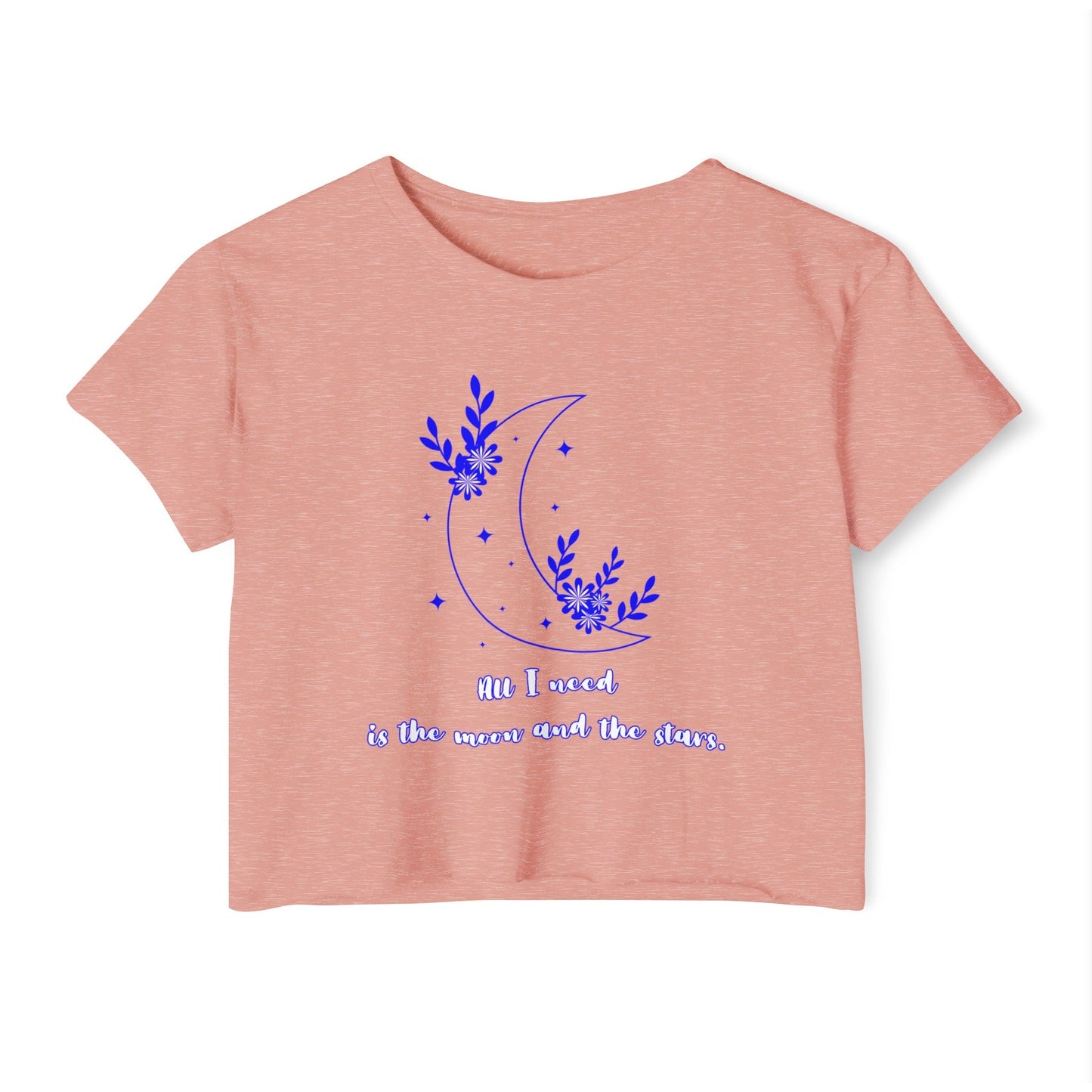 All I Need Is The Moon And The Stars Cropped Top - EmbraceHealingsShop