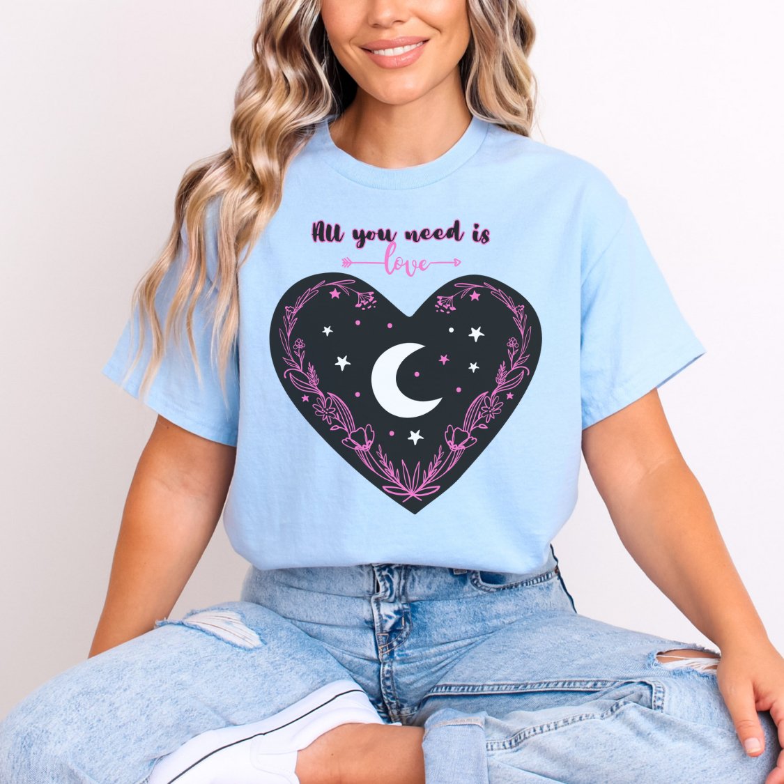 All You Need Is Love Valentine T-shirt - EmbraceHealingsShop