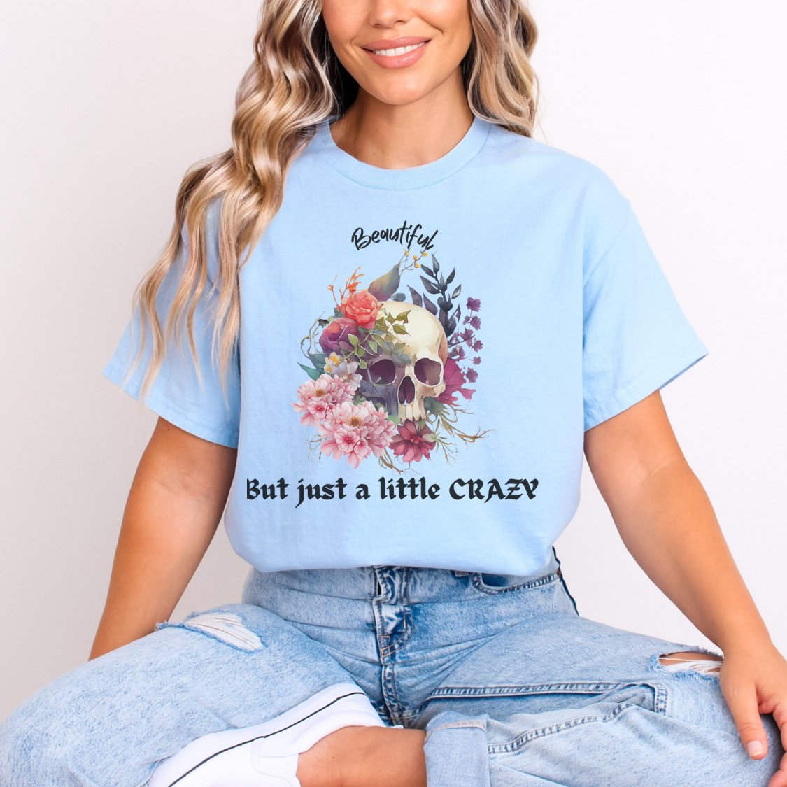 Beautiful But Crazy Tee - EmbraceHealingsShop