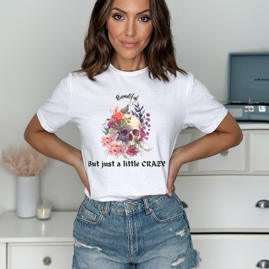 Beautiful But Crazy Tee - EmbraceHealingsShop