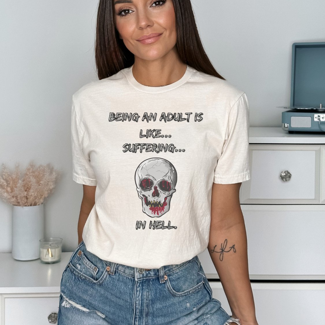 Being An Adult T-shirt - EmbraceHealingsShop