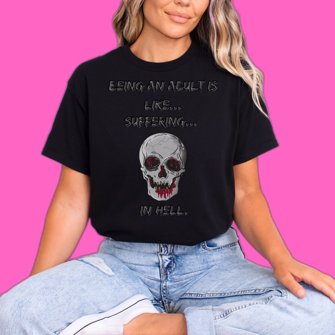 Being An Adult T-shirt - EmbraceHealingsShop