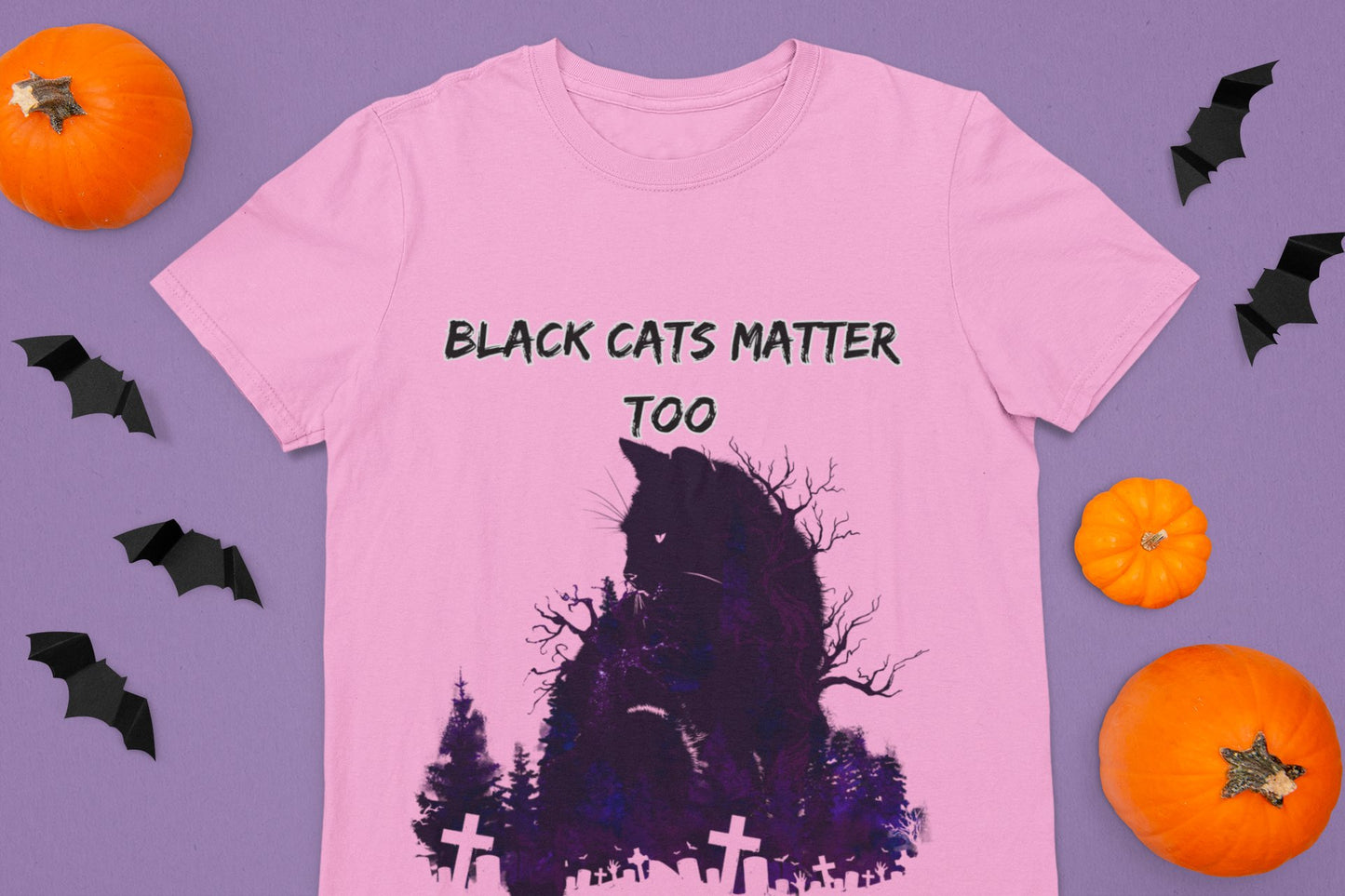 Black Cats Matter Too T-shirt - EmbraceHealingsShop