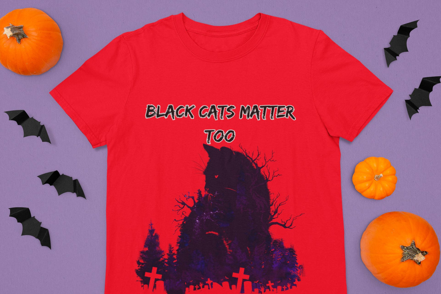Black Cats Matter Too T-shirt - EmbraceHealingsShop
