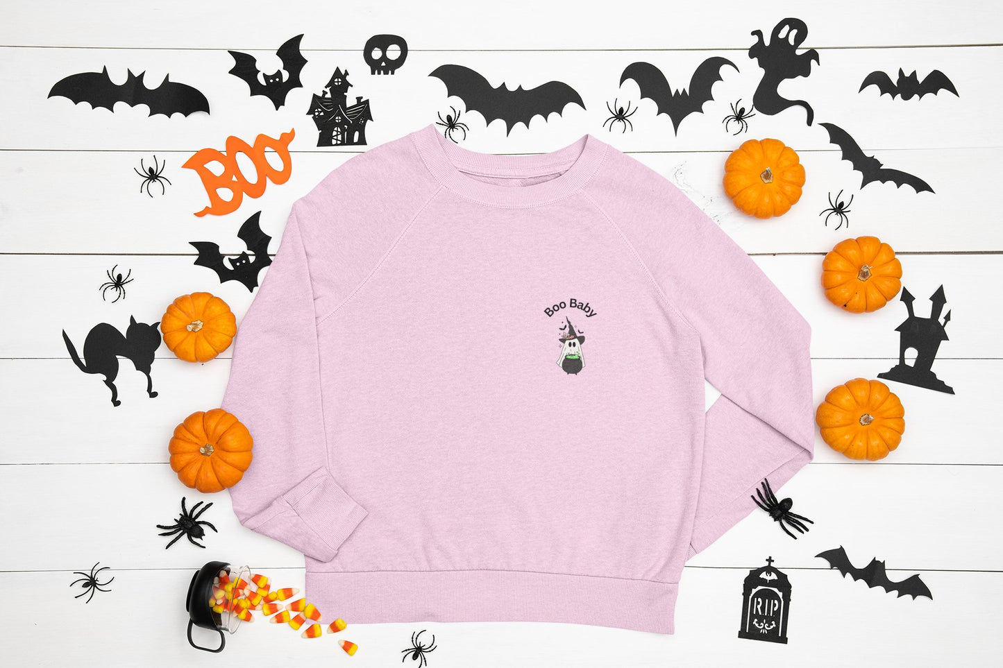 Boo Baby Sweatshirt - EmbraceHealingsShop