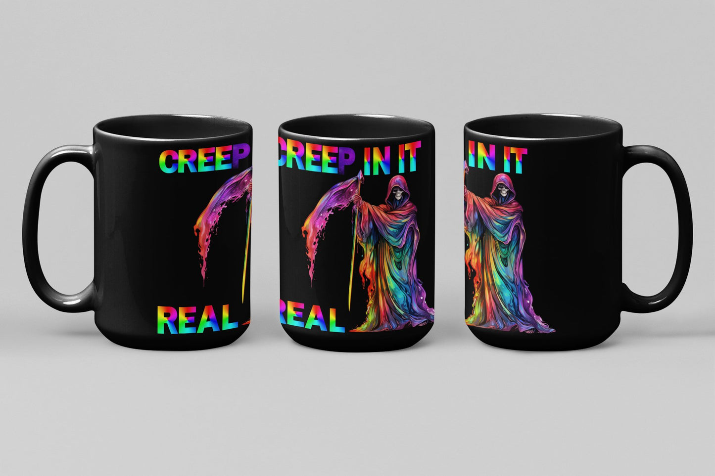 Creepin' It Real Reaper Coffee Mug - EmbraceHealingsShop