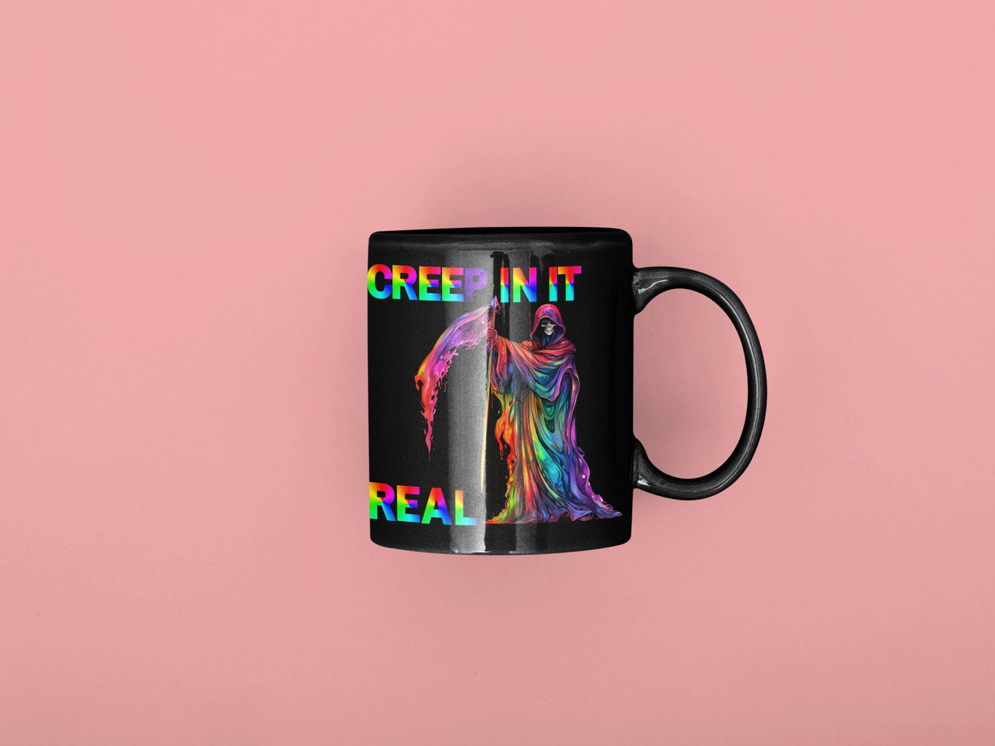 Creepin' It Real Reaper Coffee Mug - EmbraceHealingsShop
