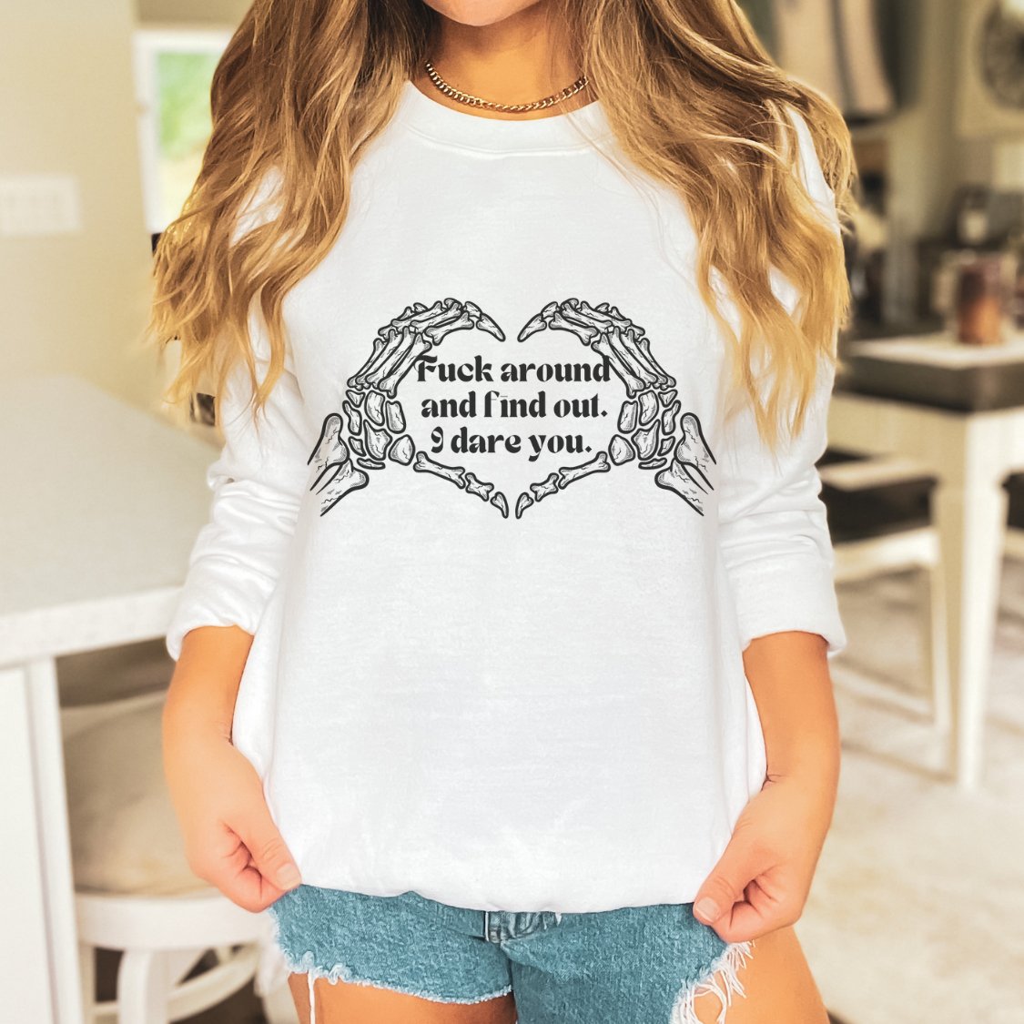 Fuck Around And Find Out Sweater - EmbraceHealingsShop