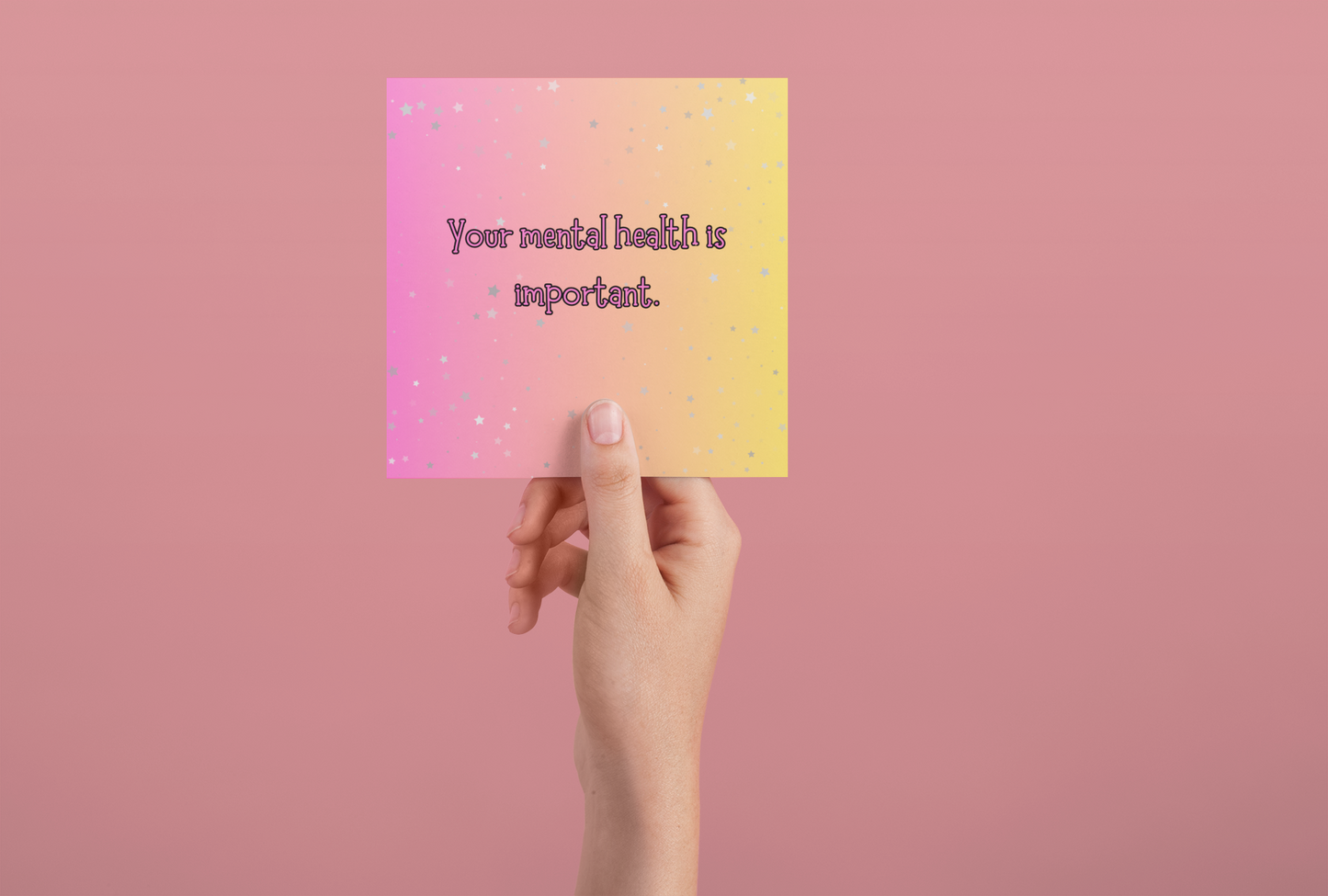 Your Mental Health Is Important Printable Daily Affirmations.
