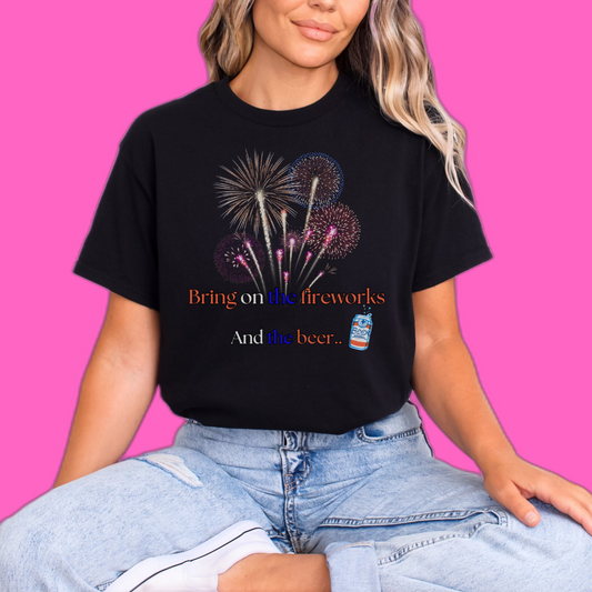 Fourth of July Firework shirt