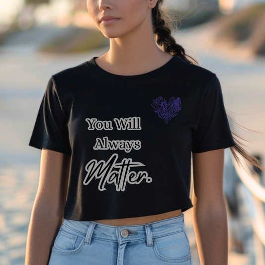 You Matter Cropped Tee