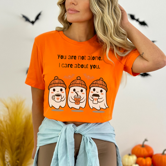I Care About You Ghostly Halloween T-shirt