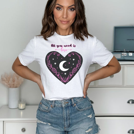 All You Need Is Love Valentine T-shirt - EmbraceHealingsShop