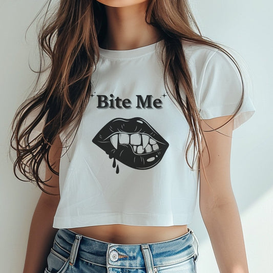 Bite Me Crop Top - EmbraceHealingsShop